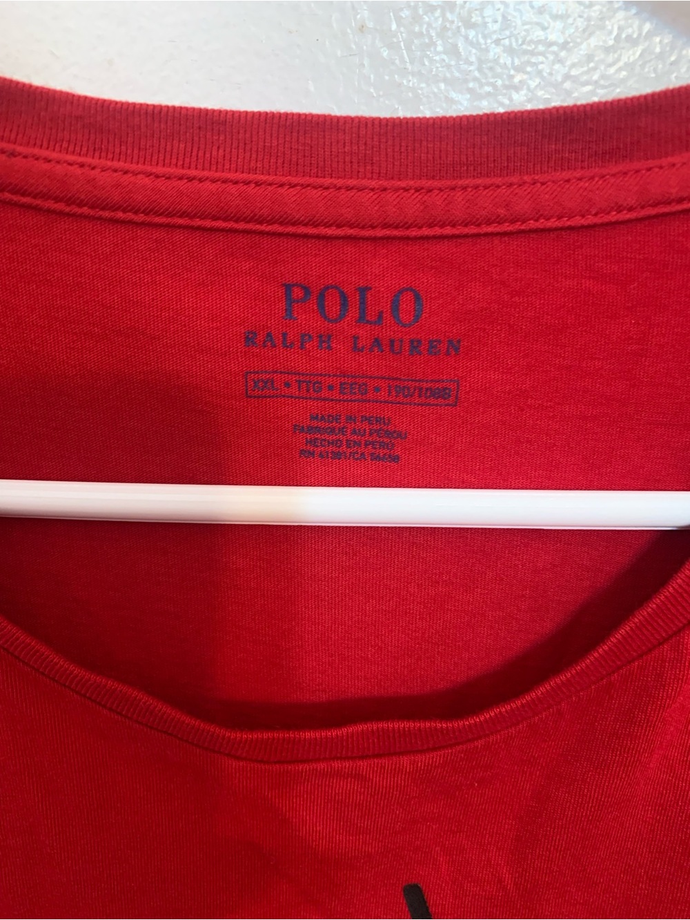 Polo Ralph Lauren Red Crewneck Tee